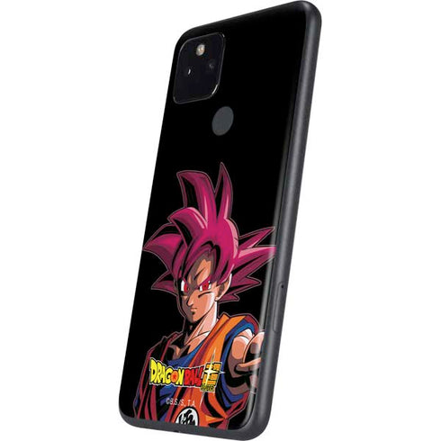 Dragon Ball Super Goku Portrait Super Sayan 4 Google Pixel 4a 5G Skin